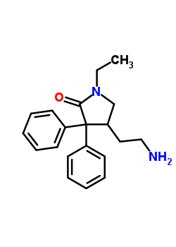 2034-45-9  4-(2-aminoethyl)-1-ethyl-3,3-diphenylpyrrolidin-2-one