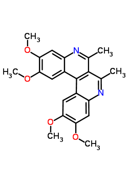 210404-96-9  2,3,10,11-tetramethoxy-6,7-dimethyldibenzo[c,f][2,7]naphthyridine
