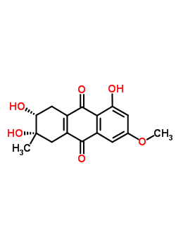 22350-90-9;52212-96-1  (2S,3R)-2,3,5-trihydroxy-7-methoxy-2-methyl-1,2,3,4-tetrahydroanthracene-9,10-dione