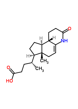 24967-10-0  (4R)-4-[(6aR,7R,9aS,9bS)-6a-methyl-3-oxo-2,3,4,6,6a,7,8,9,9a,9b-decahydro-1H-cyclopenta[f]quinolin-7-yl]pentanoic acid