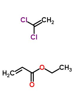 25101-06-8  ethyl prop-2-enoate - 1,1-dichloroethene (1:1)