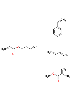 25101-28-4  buta-1,3-diene; butyl prop-2-enoate; methyl 2-methylprop-2-enoate; styrene