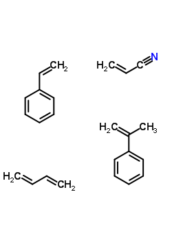 丁-1,3-二烯;异丙烯基苯;丙-2-烯腈;苯乙烯 25120-20-1