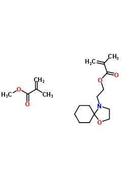 25300-73-6  2-(1-oxa-4-azaspiro[4.5]dec-4-yl)ethyl 2-methylprop-2-enoate - methyl 2-methylprop-2-enoate (1:1)