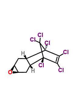 25967-06-0  (1aR,2aR,3R,6S,6aS,7aS)-3,4,5,6,8,8-hexachloro-1a,2,2a,3,6,6a,7,7a-octahydro-3,6-methanonaphtho[2,3-b]oxirene