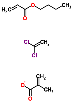 25988-90-3  butyl prop-2-enoate; 1,1-dichloroethylene; 2-methylprop-2-enoate