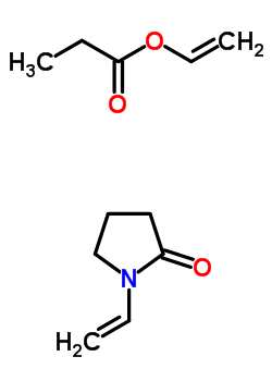 26124-21-0;51811-50-8  ethenyl propanoate - 1-ethenylpyrrolidin-2-one (1:1)