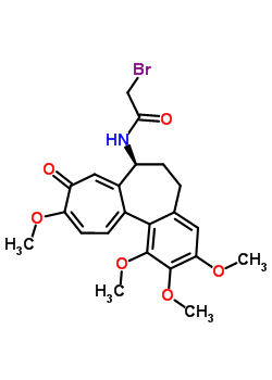 26195-69-7  2-bromo-N-[(7S)-1,2,3,10-tetramethoxy-9-oxo-5,6,7,9-tetrahydrobenzo[a]heptalen-7-yl]acetamide