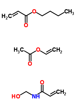 26428-41-1  butyl prop-2-enoate; N-(hydroxymethyl)prop-2-enamide; vinyl acetate