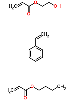 26587-25-7;51875-14-0  butyl prop-2-enoate; 2-hydroxyethyl prop-2-enoate; styrene