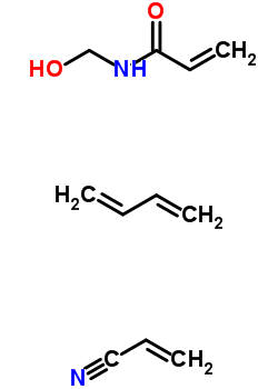 26603-98-5  buta-1,3-diene; N-(hydroxymethyl)prop-2-enamide; prop-2-enenitrile