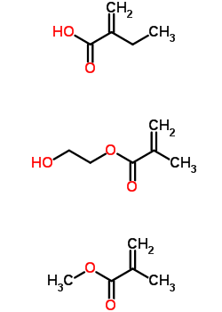 27012-37-9  2-hydroxyethyl 2-methylprop-2-enoate; 2-methylenebutanoic acid; methyl 2-methylprop-2-enoate