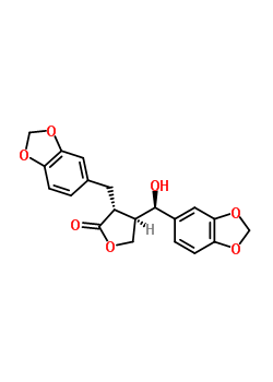 27675-77-0  (3R,4R)-4-[(R)-1,3-benzodioxol-5-yl(hydroxy)methyl]-3-(1,3-benzodioxol-5-ylmethyl)dihydrofuran-2(3H)-one