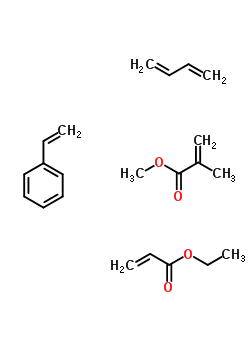 27965-85-1  buta-1,3-diene; ethyl prop-2-enoate; methyl 2-methylprop-2-enoate; styrene