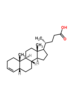 28083-35-4  (5beta,17xi)-chol-3-en-24-oic acid