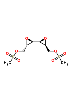 29171-77-5  (2R,2'R,3S,3'S)-2,2'-bioxirane-3,3'-diyldimethanediyl dimethanesulfonate (non-preferred name)