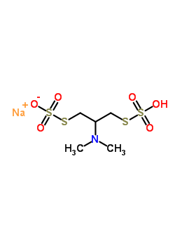 Sodium S-[2-(dimethylamino)-3-(sulfosulfanyl)propyl] sulfurothioate