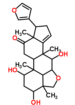 29803-86-9  9-(furan-3-yl)-1,3,6-trihydroxy-3a,6a,9a,11b-tetramethyl-2,3,3a,4,5a,6,6a,8,9,9a,11,11a,11b,11c-tetradecahydrocyclopenta[7,8]phenanthro[10,1-bc]furan-10(1H)-one