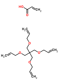30049-31-1  prop-2-enoic acid - 3-{3-(prop-2-en-1-yloxy)-2,2-bis[(prop-2-en-1-yloxy)methyl]propoxy}prop-1-ene (1:1)