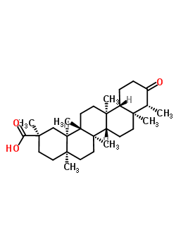 33600-93-0  (2R,4aS,6aR,6bS,8aS,9R,12aS,12bS,14aS,14bR)-2,4a,6a,8a,9,12b,14a-heptamethyl-10-oxodocosahydropicene-2-carboxylic acid