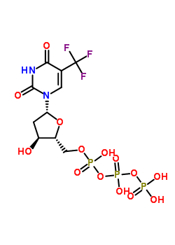 345-03-9  2'-dezoxi-5-(trifluormetil)uridin-5'-(tetrahidrogén-trifoszfát)