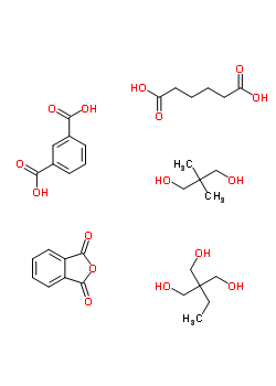 35561-07-0  adipic acid; 2,2-dimethylpropane-1,3-diol; 2-ethyl-2-(hydroxymethyl)propane-1,3-diol; isobenzofuran-1,3-dione; isophthalic acid