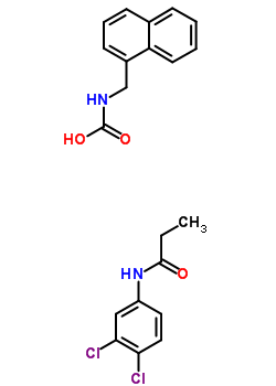 37222-25-6  (naphthalen-1-ylmethyl)carbamic acid - N-(3,4-dichlorophenyl)propanamide (1:1)