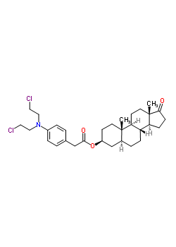 37393-40-1  (3beta,5alpha)-17-oxoandrostan-3-yl {4-[bis(2-chloroethyl)amino]phenyl}acetate