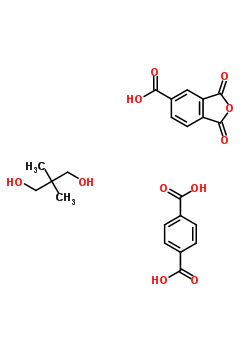 37871-48-0  2,2-dimethylpropane-1,3-diol; 1,3-dioxoisobenzofuran-5-carboxylic acid; terephthalic acid