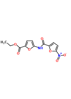 43151-30-0  ethyl 5-{[(5-nitrofuran-2-yl)carbonyl]amino}furan-2-carboxylate