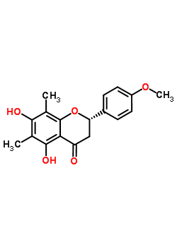489-38-3  (2S)-5,7-dihydroxy-2-(4-methoxyphenyl)-6,8-dimethyl-2,3-dihydro-4H-chromen-4-one