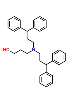 52017-07-9  3-[bis(3,3-diphenylpropyl)amino]propan-1-ol