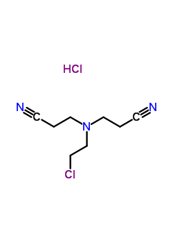 52337-89-0  3,3'-[(2-chloroethyl)imino]dipropanenitrile hydrochloride (1:1)