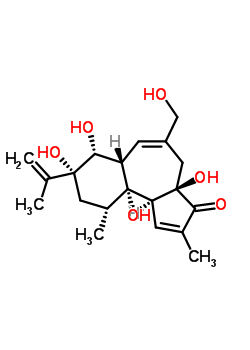 57444-60-7  (3aR,6aS,7R,8R,10R,10aR,10bS)-3a,7,8,10a-tetrahydroxy-5-(hydroxymethyl)-2,10-dimethyl-8-(prop-1-en-2-yl)-4,6a,7,8,9,10,10a,10b-octahydrobenzo[e]azulen-3(3aH)-one