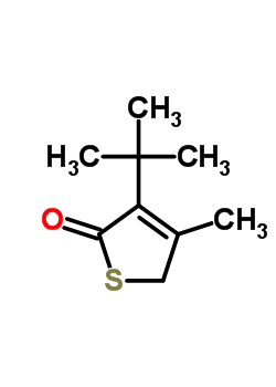 57556-15-7  3-tert-butyl-4-methylthiophen-2(5H)-one