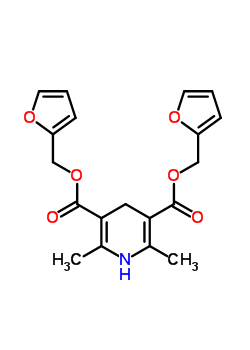 57582-56-6  bis(furan-2-ylmethyl) 2,6-dimethyl-1,4-dihydropyridine-3,5-dicarboxylate