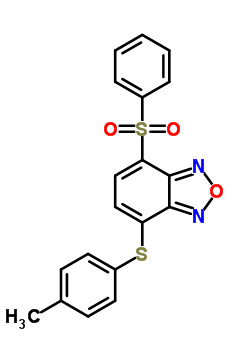 58131-54-7  4-[(4-methylphenyl)sulfanyl]-7-(phenylsulfonyl)-2,1,3-benzoxadiazole