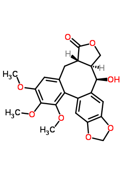 58800-44-5  (3aS,14R,14aS)-14-hydroxy-6,7,8-trimethoxy-3a,4,14,14a-tetrahydrobenzo[3,4]furo[3',4':6,7]cycloocta[1,2-f][1,3]benzodioxol-3(1H)-one