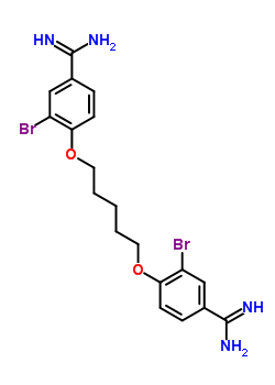 58811-19-1  4,4'-[pentane-1,5-diylbis(oxy)]bis(3-bromobenzenecarboximidamide)