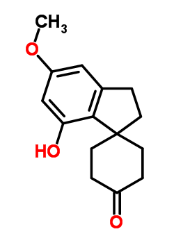 61262-81-5  7'-hydroxy-5'-methoxy-2',3'-dihydro-4H-spiro[cyclohexane-1,1'-inden]-4-one