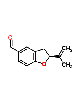 63587-64-4  (2S)-2-(prop-1-en-2-yl)-2,3-dihydro-1-benzofuran-5-carbaldehyde