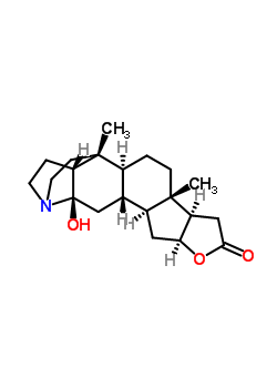 63653-28-1;63653-59-8  (3aR,3bS,5aS,6R,6aR,9aR,10aR,10bS,11aS)-9a-hydroxy-3b,6-dimethylhexadecahydro-2H-6,9-ethanofuro[3',2':1,2]indeno[5,4-f]indol-2-one