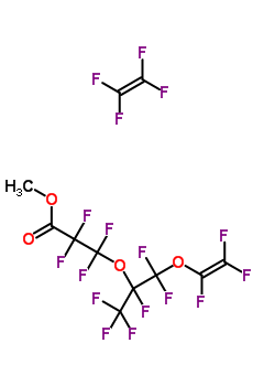 63863-44-5;79948-25-7;87365-91-1  methyl 2,2,3,3-tetrafluoro-3-({1,1,1,2,3,3-hexafluoro-3-[(trifluoroethenyl)oxy]propan-2-yl}oxy)propanoate - tetrafluoroethene (1:1)