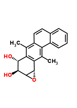 65763-31-7  (2S,3R,11bS)-4,11-dimethyl-1a,2,3,11b-tetrahydrotetrapheno[10,11-b]oxirene-2,3-diol