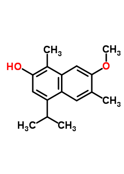 68233-94-3  7-methoxy-1,6-dimethyl-4-(propan-2-yl)naphthalen-2-ol