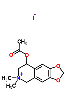 69259-69-4  8-(acetyloxy)-6,6-dimethyl-5,6,7,8-tetrahydro[1,3]dioxolo[4,5-g]isoquinolin-6-ium iodide