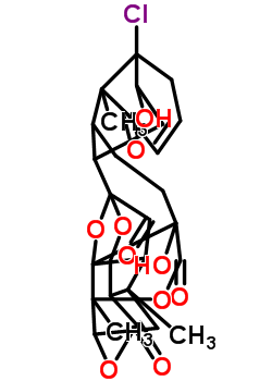 70241-09-7  14-chloro-5,15-dihydroxy-2,9,26-trimethyl-3,19,23,28-tetraoxaoctacyclo[16.9.1.1~18,27~.0~1,5~.0~2,24~.0~8,17~.0~9,14~.0~21,26~]nonacos-11-ene-4,10,22,29-tetrone (non-preferred name)