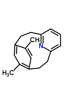 70389-13-8  12,14-dimethyl-16-azatricyclo[9.2.2.1~4,8~]hexadeca-1(13),4(16),5,7,11,14-hexaene