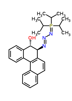 71382-57-5  (5S,6S)-6-[(1E)-3-(tripropan-2-yl-lambda~5~-phosphanylidene)triaz-1-en-1-yl]-5,6-dihydrobenzo[c]phenanthren-5-ol