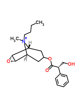 7182-53-8  (1R,2R,4S,5S)-9-butyl-7-{[(2S)-3-hydroxy-2-phenylpropanoyl]oxy}-9-methyl-3-oxa-9-azoniatricyclo[3.3.1.0~2,4~]nonane